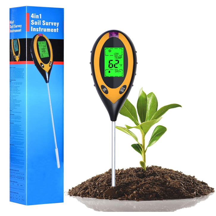 Ph Meter Digital Water Tester - 4 in 1 PH Light Temp