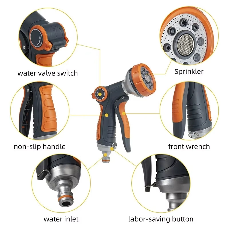 Vacuum Chamber Kit With Pump - Hose Water Spray Gun Adjustable Car