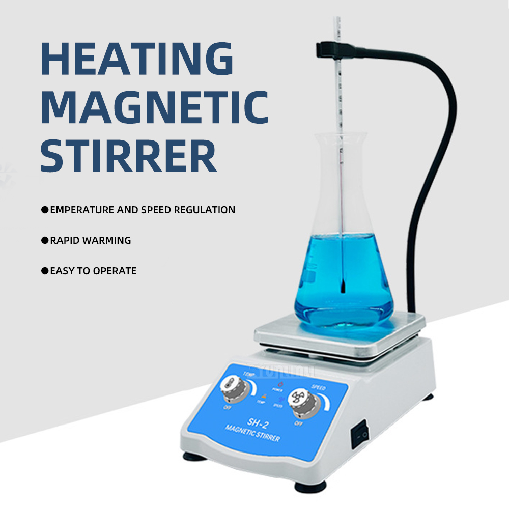 SH-2 Magnetic Stirrer with Hea - Lab Magnetic Stirrer Hot Plate review and price