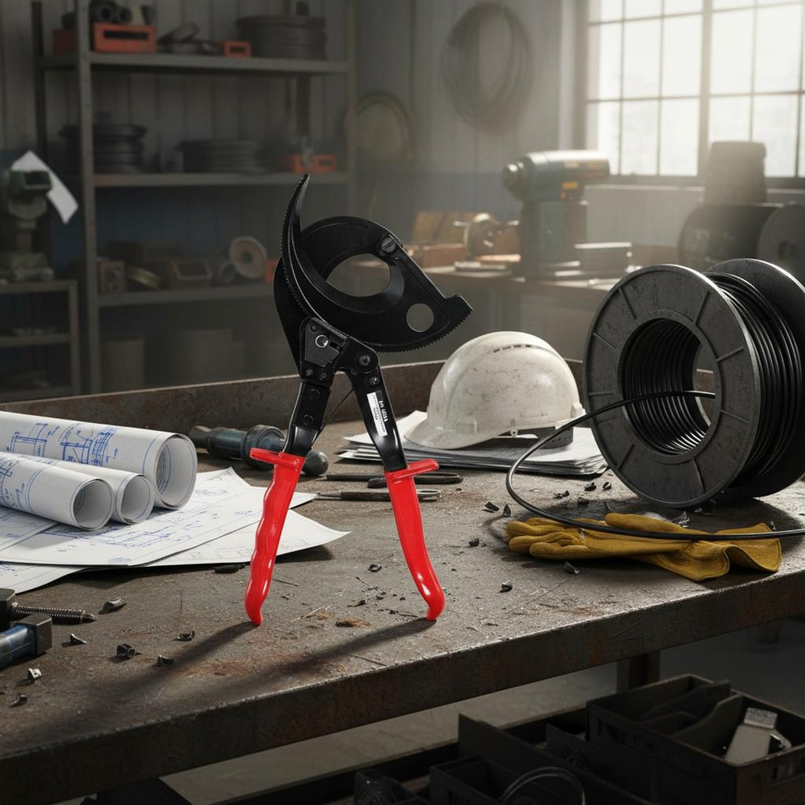 Ratcheting Cable Cutter Quick  - Industrial Tools review and price