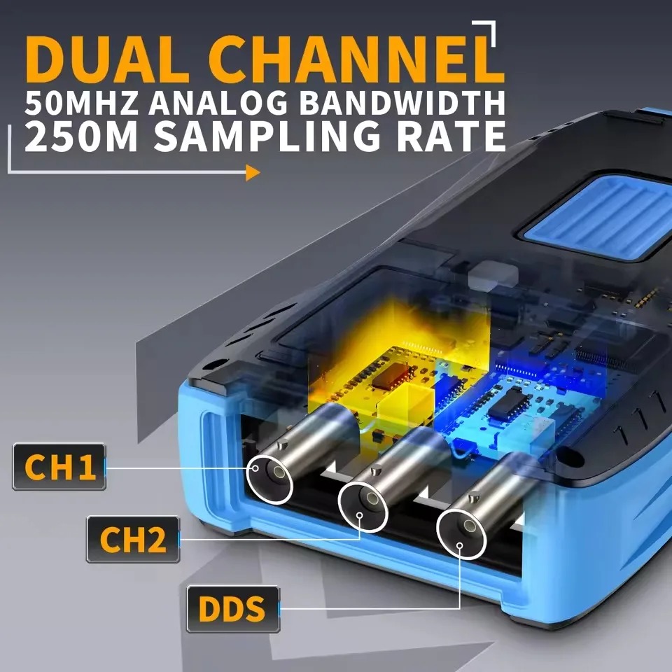 2C23T 3-in-1 Handheld Oscillos - Fnirsi Digital Oscilloscope Handheld review and price