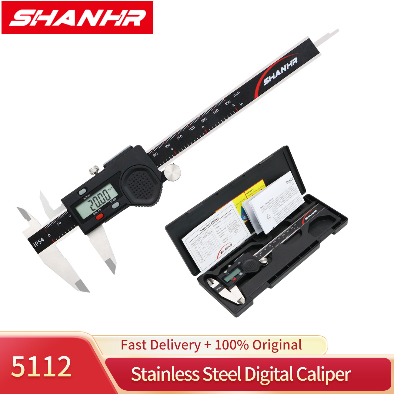 SHANHR Electronic Vernier Cali - Digital Caliper 150Mm Stainless Steel review and price